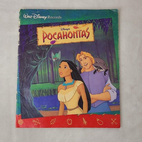 Disney's Pocahontas 1995 Illustrated Book Walt Disney Story - Picture 3 of 9